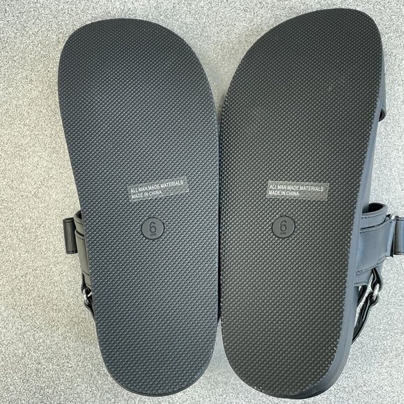 NWOT Dolce Vita Argyle Black Platform Sandals Women's Size 6 - Picture 5 of 7